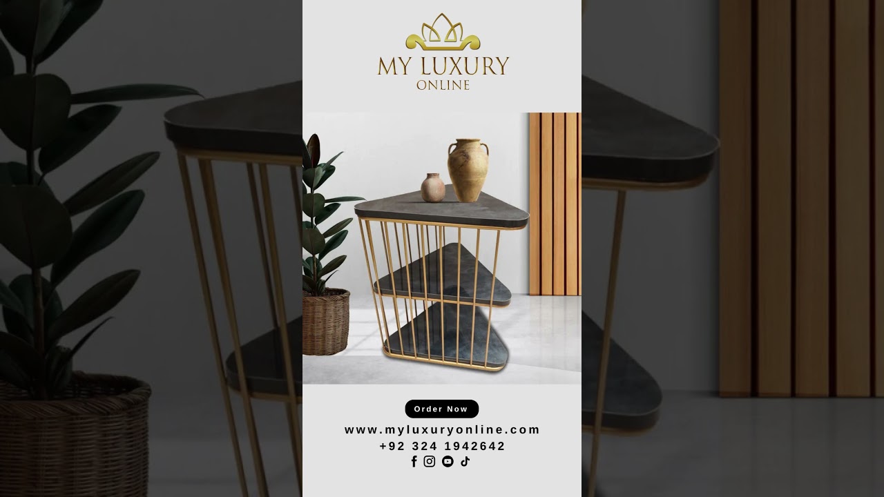 STACK TABLE, MID-CENTURY MODERN SIDE  COFFEE TABLE