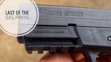 Farewell to My Sig Sauer SP2022 9mm