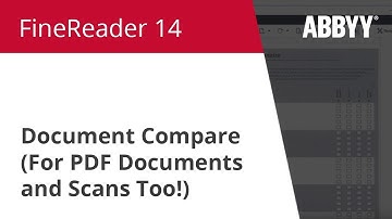 FineReader 14 How To: Document Compare (For PDF Documents and Scans Too!)