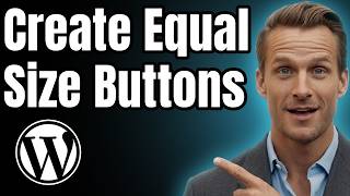 How to Create Buttons of Equal Size in Elementor for Wordpress [2026]