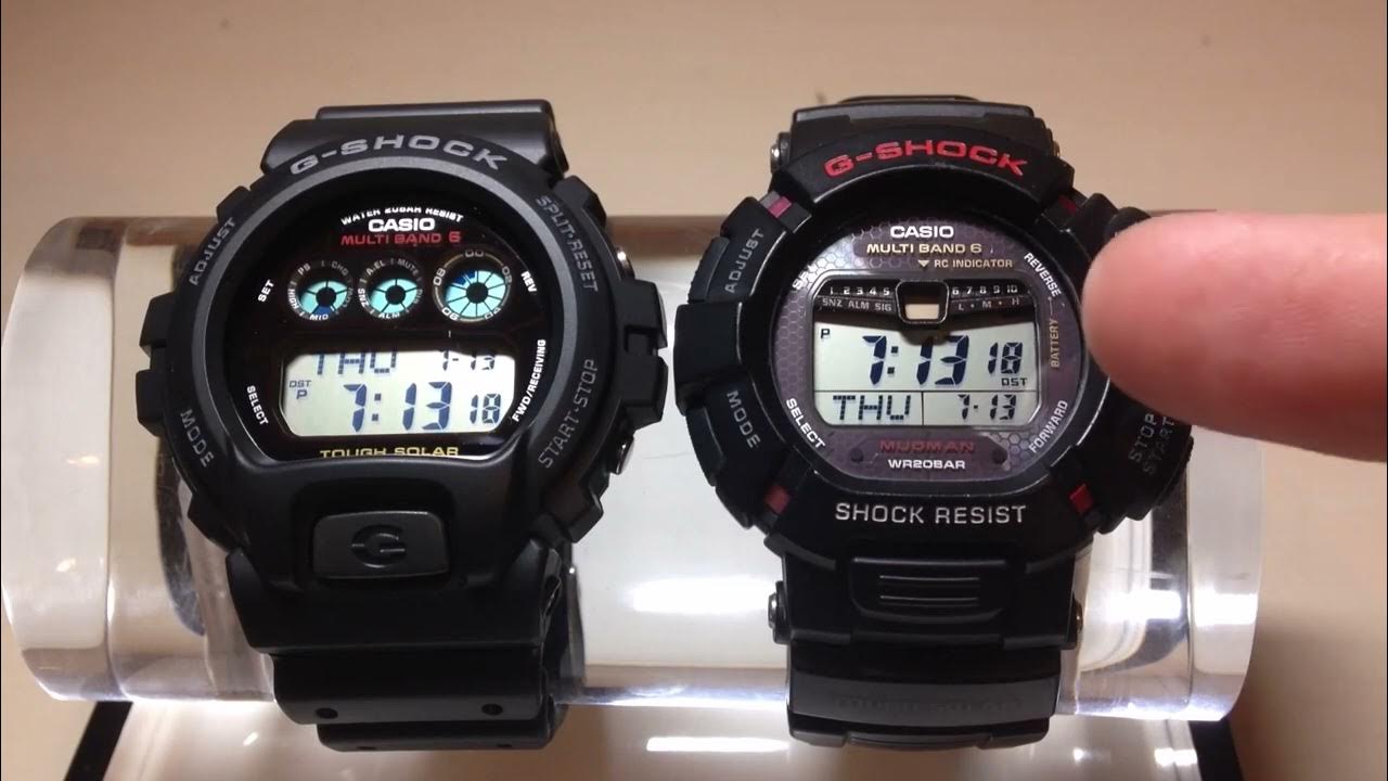 Casio GShock Multiband 6 (time lapse of setting time automatically