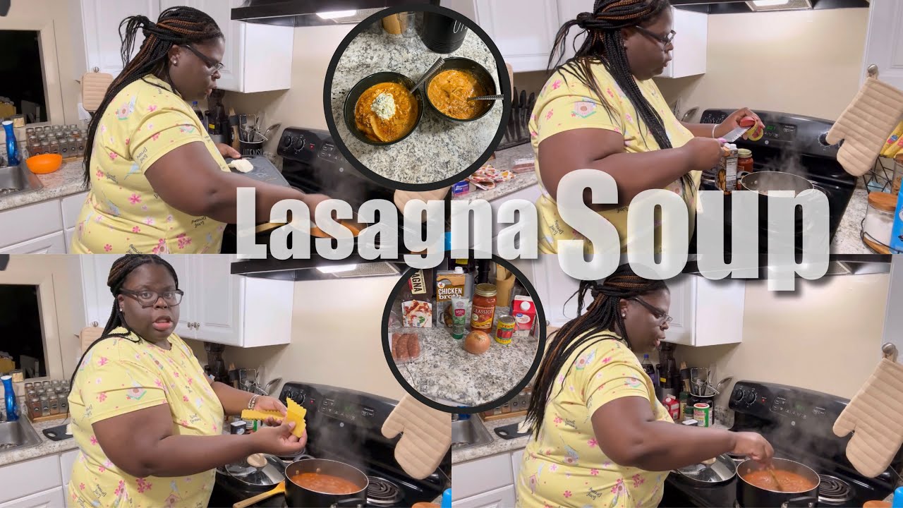 COOKING WITH TIONA JAI | VIRAL TIKTOK LASAGNA SOUP🔥 🍜 | STEP BY STEP TUTORIAL | SUPER EASY