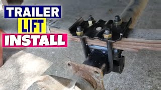 DEXTER TRAILER LIFT 6 X 12 Cargo Trailer Camper Conversion Part 32