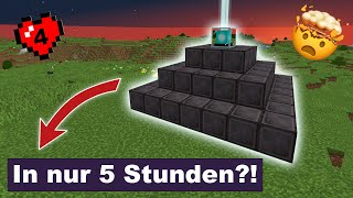 UNMÖGLICH?! 🤯 Netherite Beacon in 5 Stunden?!