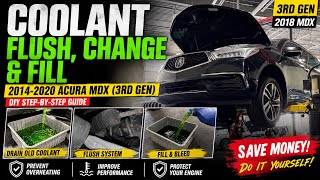 Sports Performance How to Flush & Replace Coolant on a 2018 Acura MDX (Complete DIY)