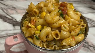 Vegitable Macroni Quick & Easy Snack मकरन रसप Veera Cooking Cles