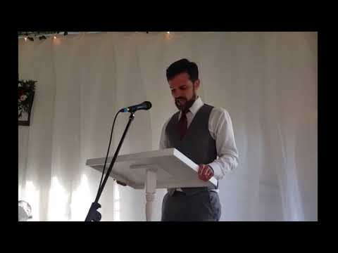 I dubbed a speech for a friend at a wedding I didn't know a thing about, and it became incomprehe...