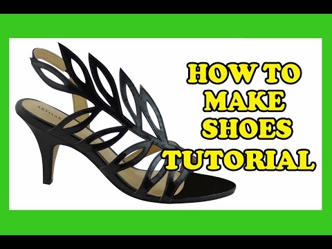 how-to-make-shoes---high-heels,-wedding-heels,-designer-heels,-sandal-style-04-tutorial