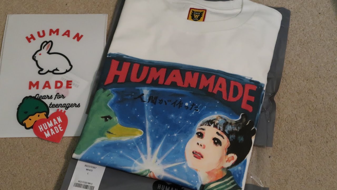 HUMAN MADE X KEIKO SOOTOME T-SHIRT #12 UNBOXING/REVIEW - YouTube