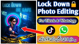 How To Make Carona Lock Down 🔒 Photo In PicArt || New Photo Editing Trick 2020 screenshot 2