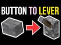 How To Make a Button Work Like a Lever in Minecraft Java &amp; Bedrock!