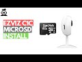 Installation de la carte microsd de la camra wifi ezviz c1c