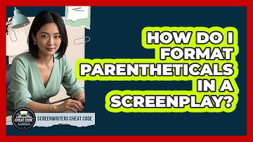 How Do I Format Parentheticals In A Screenplay?