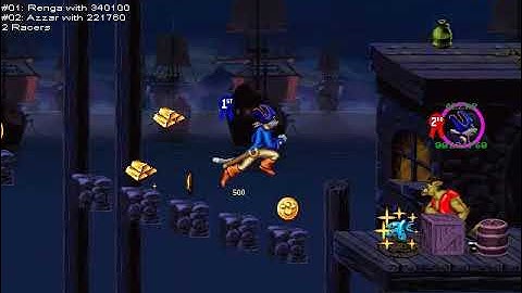 Captain Claw - Multiplayer Gameplay - Port of Pain (Renga vs Azzar)