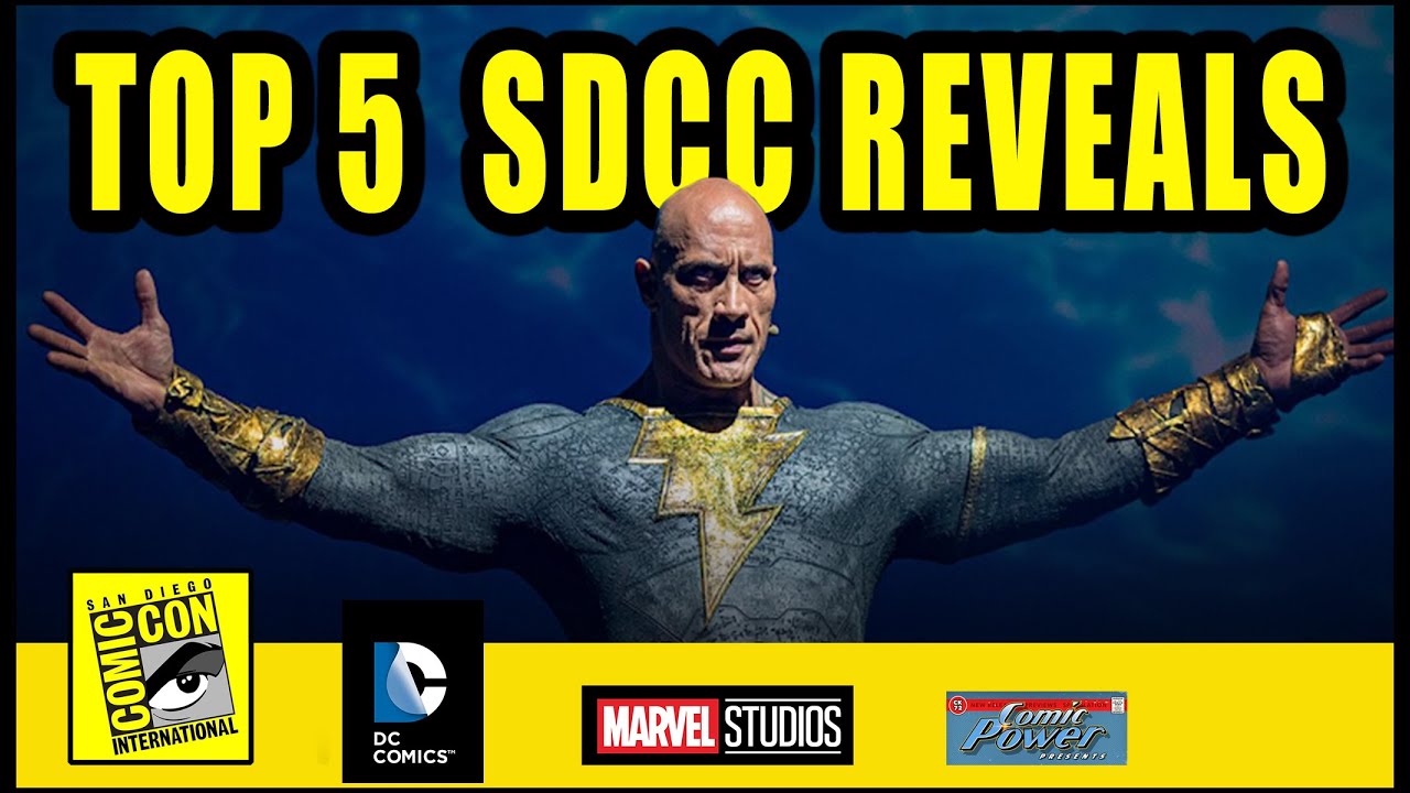 The Top 5 Biggest Reveals At SDCC 2022.