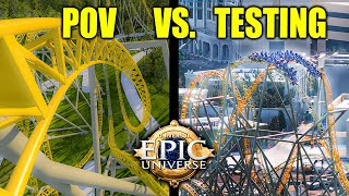 STARDUST RACERS Dueling On-Ride, SPEED MATCH - Universal's "Epic Universe" New Coaster