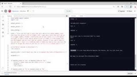 BlackJack game using Python by Karla
