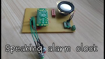 miniProject #24: Speaking alarm clock