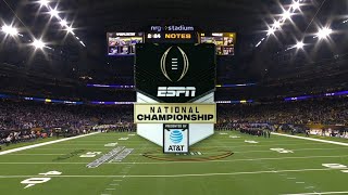 ESPN CFP National Championship intro | 2 Washington vs 1 Michigan | 1/8/2023