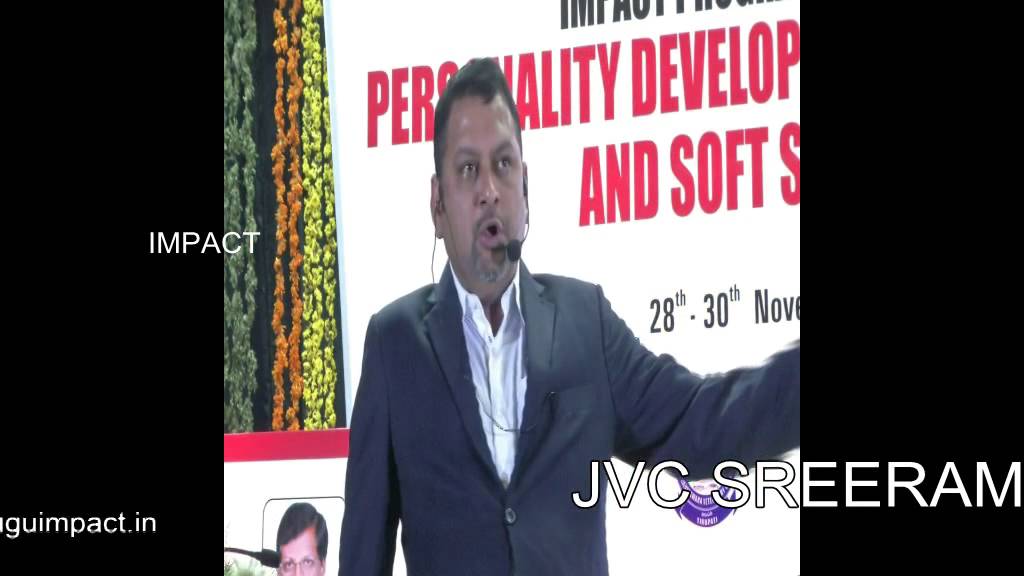 Public Speaking by JVC SreeRam at Tirupati  IMPACT 2014