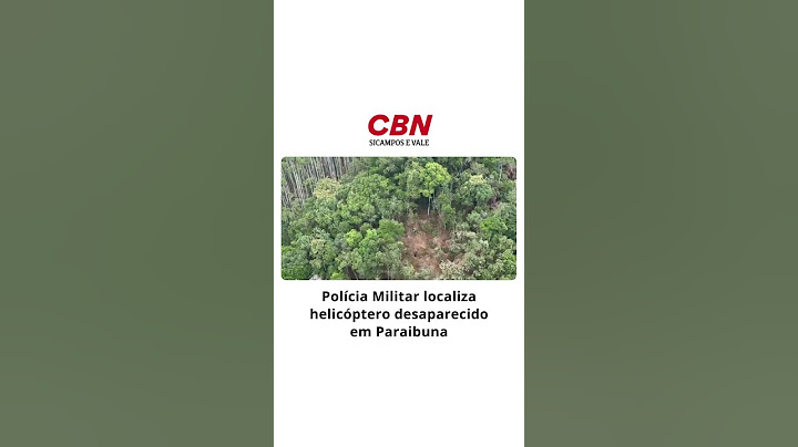 Polícia Militar localiza helicóptero desaparecido em SP