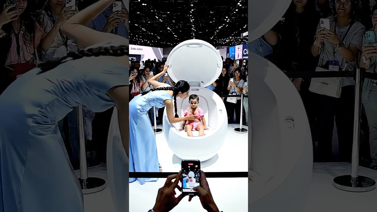 Dubai’s Newest AI Baby Pod Will Shock You 😲AI Life Changer Machine 4.0 👼 Dubai’s Future Is Here!