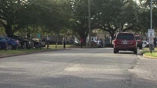 Escort for Officer Tuder leaves for funeral home