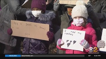 Mayor De Blasio Defends Decision To Close Schools, Parents Push Back Against Return To Remote Learni