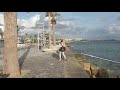 Paphos,Cyprus. walking at Paphos harbour (May 03 2020)