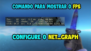 COMANDO PARA MOSTRAR FPS CS GO | COMANDO NET_GRAPH PEQUENO
