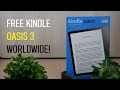 WIN A FREE AMAZON KINDLE OASIS 3 Graphite - REAL