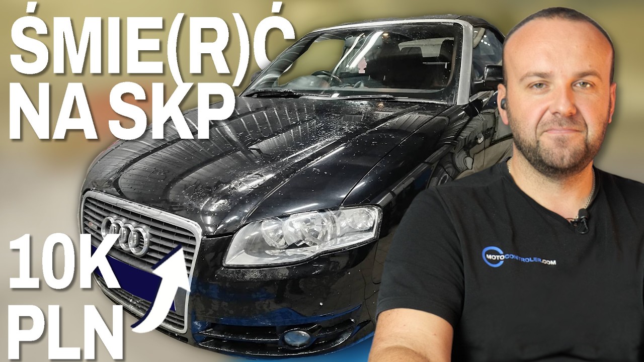 Mistrzostwo fuszerki - Audi A4 Cabrio 1.8 163 KM 2007 rok 300000 km 10000 zł