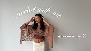 A month in my life travelling, modelling, and crocheting