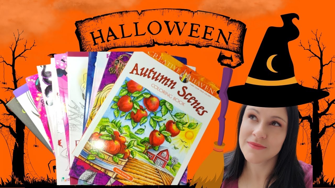TOP 10 melhores livros  em 2023 para colorir no Halloween