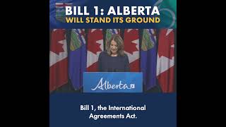 Bill 1: Alberta will Stand Its Ground