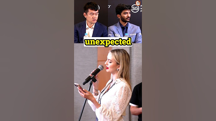 Gukesh & Ding on Unexpected Yourself 🤣