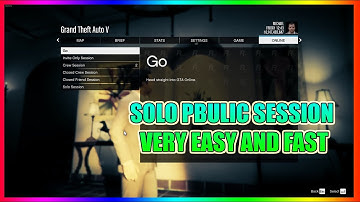 NEW How To Get Into A SOLO Public Session In GTA5 Online 1.61 PC/PS5/PS4/Xbox VERY EASY