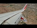 Southwest Wing View Landing into Phoenix | Harsh turns on Final Approach with Smooth Landing *HD*