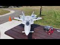 F 22 Test Outrunner EDF Alpha and Hover Test