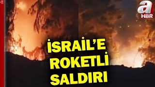 İsrail'e roketli saldırı! Kuzey bölgesinde ve Celile'deki birçok noktada yangın çıktı | A Haber