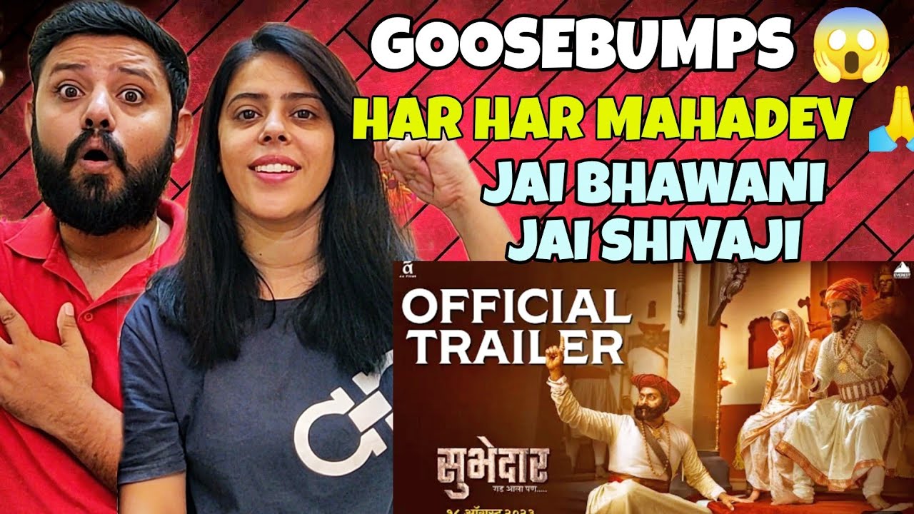 Subhedar Official Trailer Reaction | Digpal Lanjekar | Mrinal, Chinmay Mandalekar | Ajay |