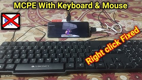 Playing Minecraft Pocket Edition With Keyboard & Mouse Full Set Up No External App Needed