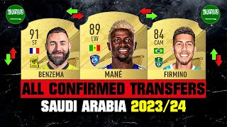 ALL CONFIRMED SAUDI ARABIA TRANSFERS SUMMER 2023 - Football! ✅😱 ft. Mane, Benzema, Firmino…