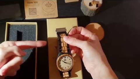 How To Adjust / Remove Links From a Wooden Watch Strap by Wood Stadium