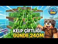Minecraft Kelp Farmı | Günde 240m Üretim! 🔥 (Kolay &amp; Verimli)