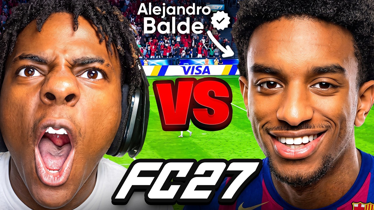 iShowSpeed vs Alejandro Balde EA FC 1v1!