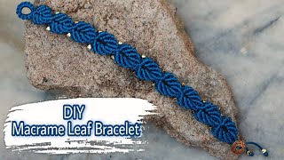 DIY Macrame Bracelet | Leaf Bracelet Ideas | How To Make Bracelets At Home | Creation&you