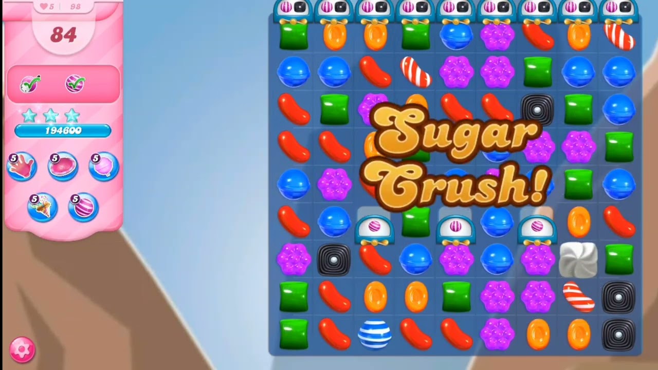 Candy Crush Saga 5 Levels Super Crush | Candy Crush Saga Gameplay