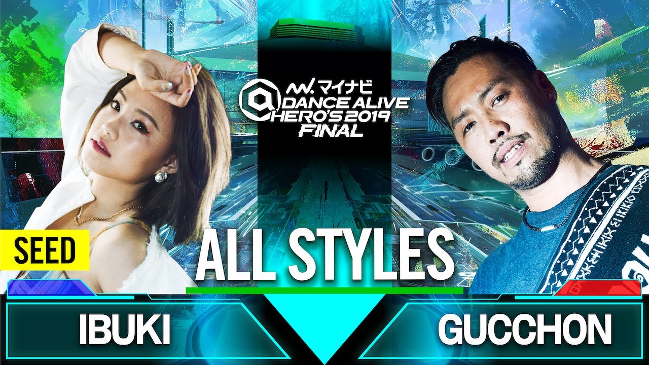IBUKI vs GUCCHON   ALL STYLES SEMI FINAL / マイナビDANCE ALIVE HERO'S 2019 FINAL