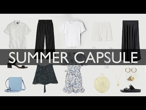 10 Piece Summer Capsule, 20+ Outfits